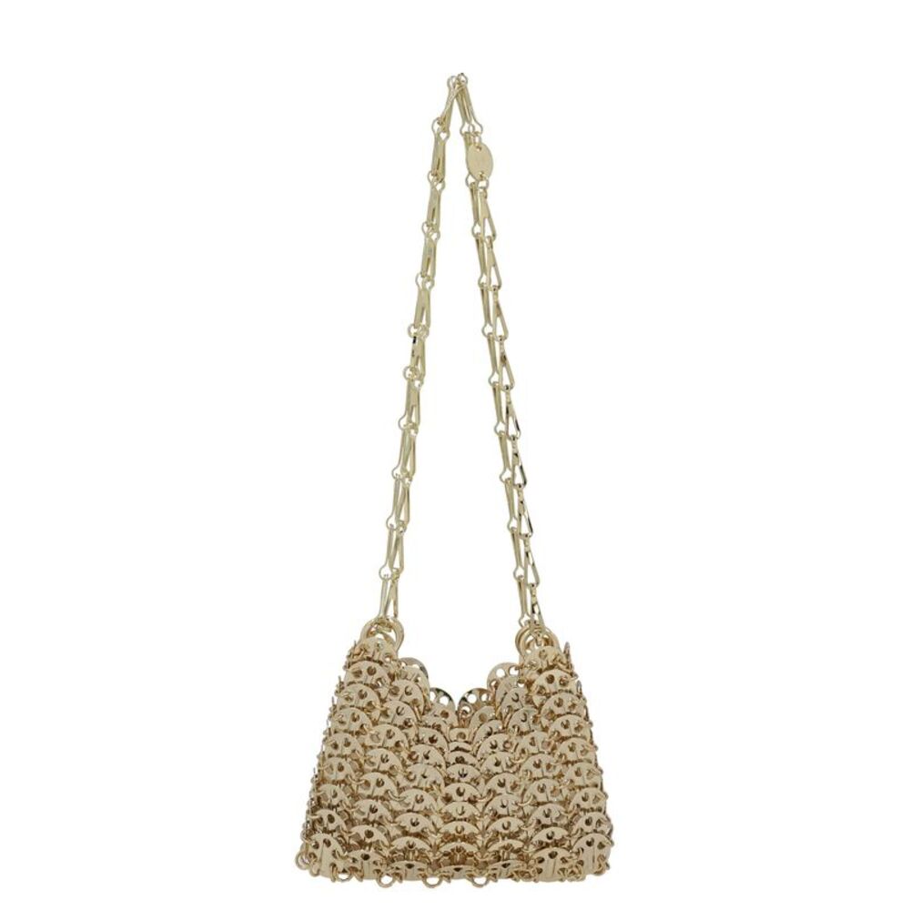 Paco Rabanne Gold Brass Shoulder Women's Bag